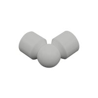 CLASSIC SPIRAL borstwering hoek kit parelgrijs/9006 CLASSIC SPIRAL borstwering hoek kit parelgrijs/9006