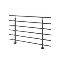 KIT PURE BLACK RAL 9005 - VLOERBEVESTIGING - 150CM KIT PURE BLACK RAL 9005 - VLOERBEVESTIGING - 150CM