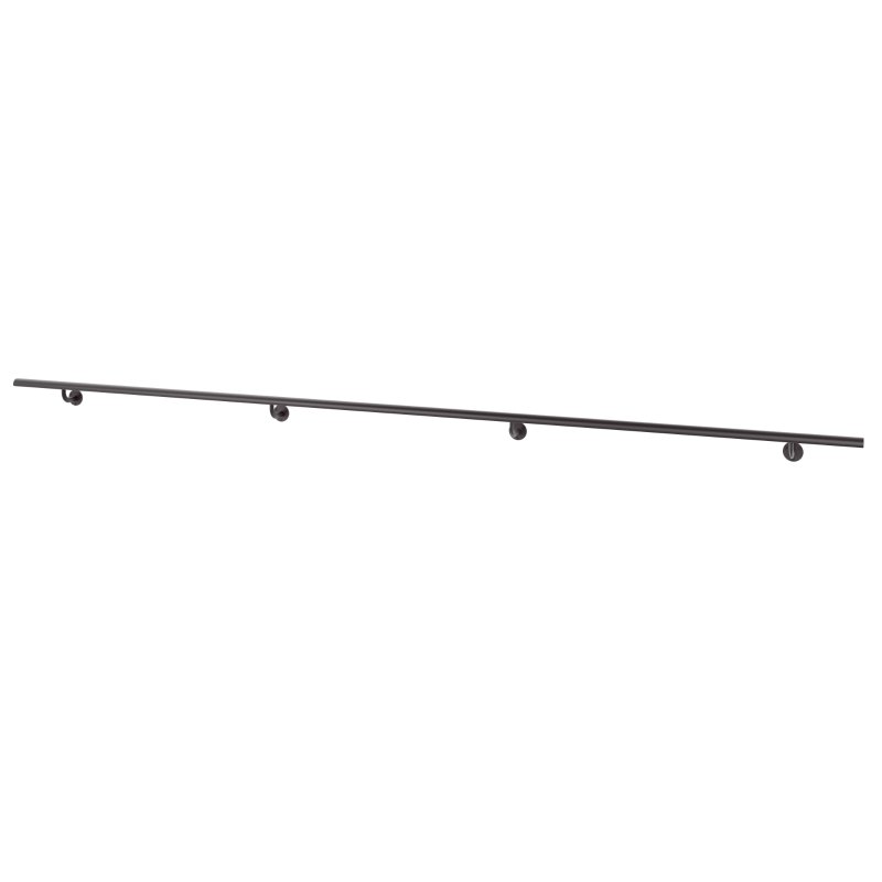 PURE BLACK HANDGREEP - RAL 9005 - 3 meter