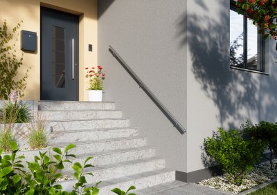 HARMONY handgreep kit 300 cm, roestvrij staal