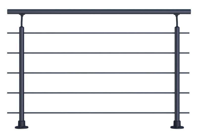 CLEAN Black kit 1,5 M vloerbevestiging