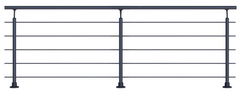 CLEAN Black kit 2,5 M vloerbevestiging