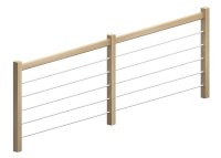 HELSINKI BORSTWERING EIK/ALU RAL 9010 - 320 CM HELSINKI BORSTWERING EIK/ALU RAL 9010 - 320 CM