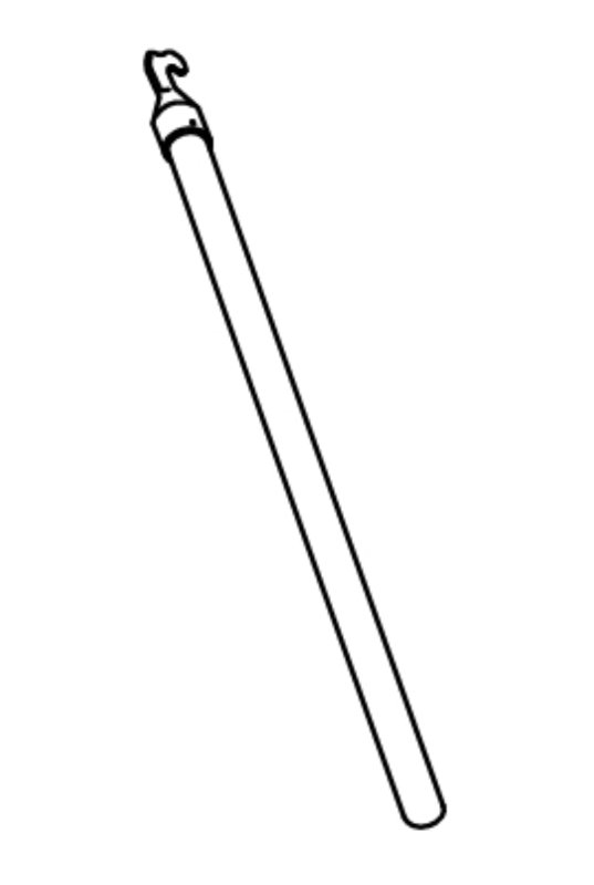 Stok voor uitschuifbare trap