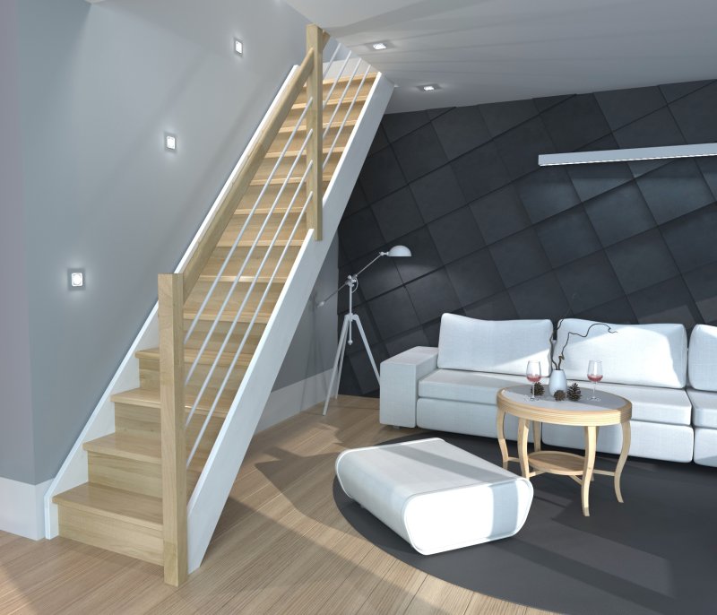 HELSINKI eik recht leuning buizen alu 13T + tegentreden