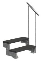 GARDENTOP Trimax® antraciet 100cm 2T + STD leuning GARDENTOP Trimax® antraciet 100cm 2T + STD leuning