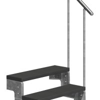 GARDENTOP Trimax® antraciet 100cm 2T + STD leuning GARDENTOP Trimax® antraciet 100cm 2T + STD leuning