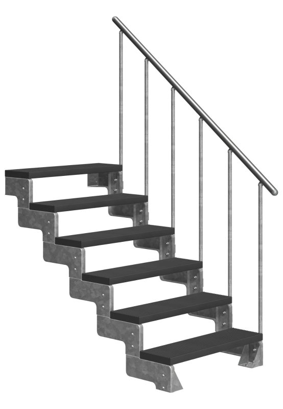 GARDENTOP Trimax® antraciet 100cm 6T + STD leuning