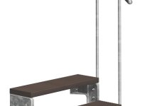GARDENTOP Trimax® bruin 100cm 2T + STD leuning GARDENTOP Trimax® bruin 100cm 2T + STD leuning