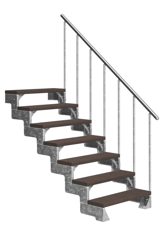 GARDENTOP Trimax® bruin 100cm 7T + STD leuning