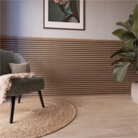 Decowall Acoust brons eiken 260x30cm      2st