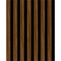 Decowall Acoust.walnoot 260x30cm     2st