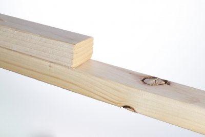SLS Hout keper geschaafd 45x45 mm