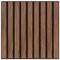 PL Decowall Tile walnoot 50x50cm 4st PL Decowall Tile walnoot 50x50cm 4st