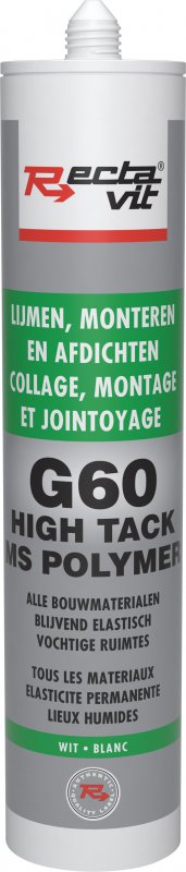 Rectavit Montagelijmen g60 pro  wit 290 ml