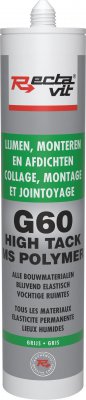 Rectavit Montagelijmen g60 pro  grijs 290 ml
