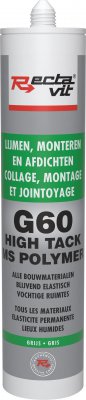 Rectavit Montagelijmen g60 pro  grijs 290 ml