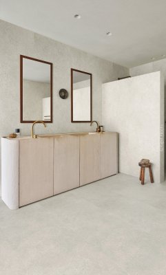 Lalegno SPC Rigid Mega Tiles MINCIO/ TRAVERTINE EMBOSS - 1 MM IXPE INTEGRADED BACKING / SURFACE TRAVERTINE / WEAR LAYER 0,55 mm
