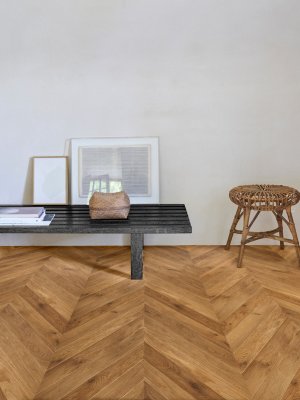 Lalegno ANTIQ14-CLASSIC-90-COMO-HP -Bsandblasted - smoked - natural lacquer 660 x 90 x 14/3