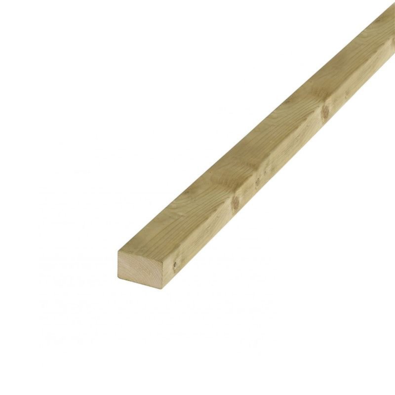 SLS Hout keper geschaafd + geïmpregneerd 38x58 mm