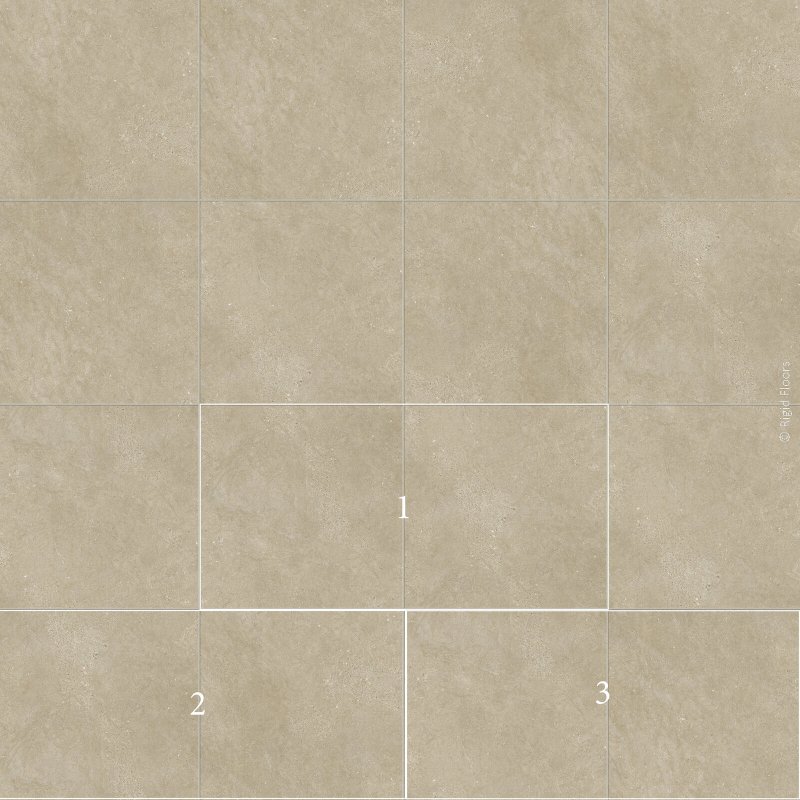 Lalegno Rigid Floor - SPC - 7/0.55 - 600 - MEGA TILES - RENO - CG