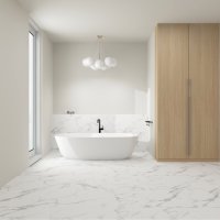 Lalegno Rigid Wall - SPC - 4.50/0.12 - 450 - STANDARD PANELS - WHITE MARBLE Lalegno Rigid Wall - SPC - 4.50/0.12 - 450 - STANDARD PANELS - WHITE MARBLE