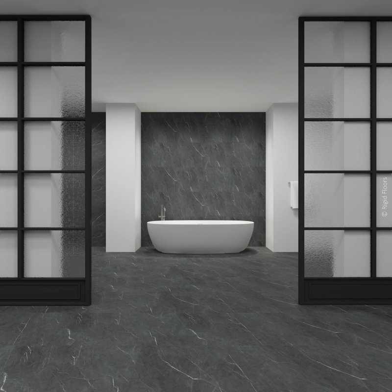 Lalegno Rigid Wall - SPC - 4.50/0.12 - 450 - STANDARD PANELS - BLACK MARBLE