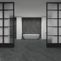 Lalegno Rigid Wall - SPC - 4.50/0.12 - 450 - STANDARD PANELS - BLACK MARBLE Lalegno Rigid Wall - SPC - 4.50/0.12 - 450 - STANDARD PANELS - BLACK MARBLE