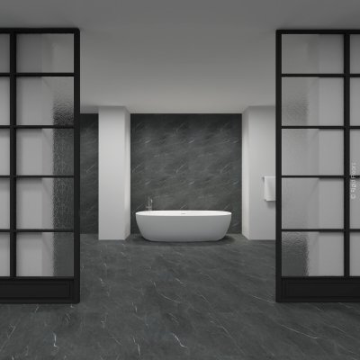 Lalegno Rigid Wall - SPC - 5/0.30 - 900 - MEGA PANELS - BLACK MARBLE