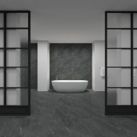 Lalegno Rigid Wall - SPC - 5/0.30 - 900 - MEGA PANELS - BLACK MARBLE Lalegno Rigid Wall - SPC - 5/0.30 - 900 - MEGA PANELS - BLACK MARBLE
