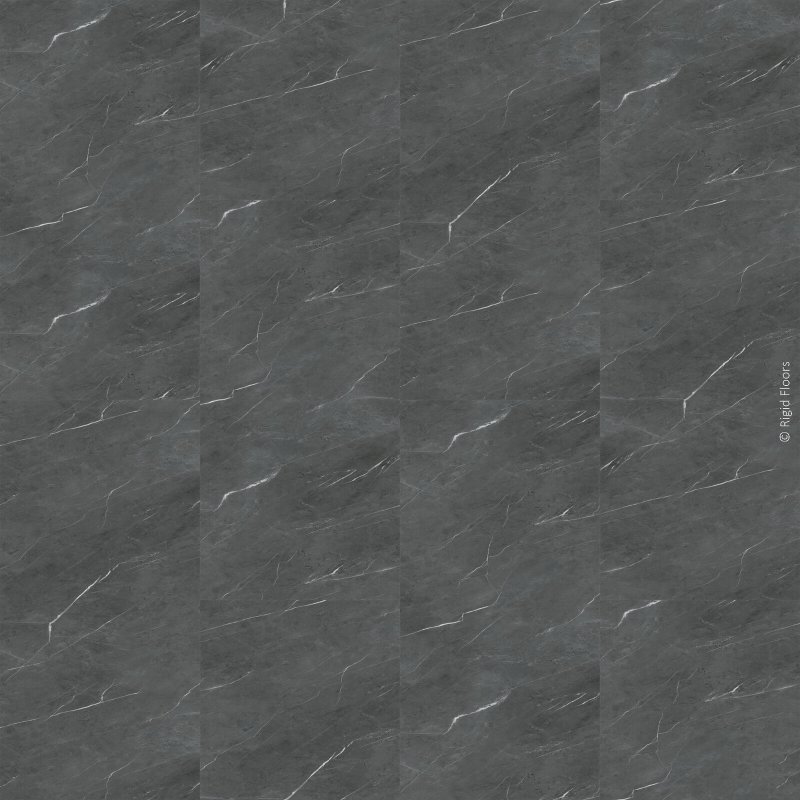 Lalegno Rigid Floor - SPC - 7/0.55 - 600 - MEGA TILES - BLACK MARBLE