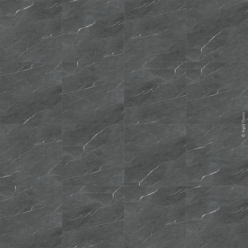 Lalegno Rigid Floor - SPC - 7/0.55 - 600 - MEGA TILES - BLACK MARBLE - CG