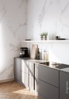 Lalegno Rigid Wall - SPC - 5/0.30 - 900 - MEGA PANELS - WHITE MARBLE