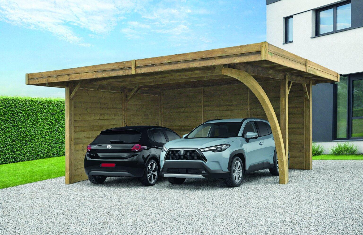 Carport combination 6064 x 5064 mm