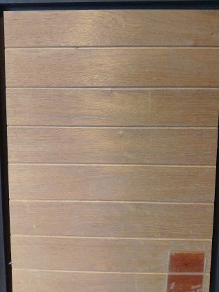 Meranti schroot v-groef 15x107 mm (af te nemen per veelvoud van 5st)
