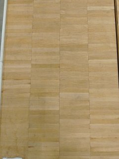 Mozaïek parallel eiken natuur massief parket 8 x 22,86 x 160 mm