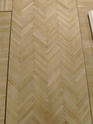 Mozaïek visgraat 1-slag eiken natuur 8 x 22,86 x 160 mm parket