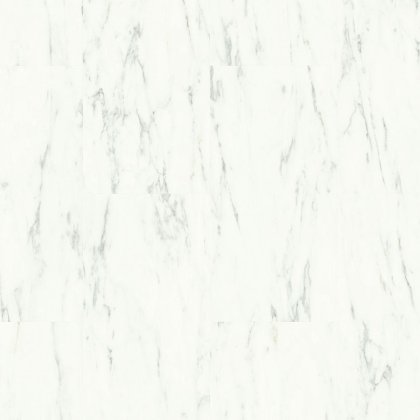Quick-Step Alpha Vinyl Tiles Wit Carrara-marmer 4 mm AVSTT40136