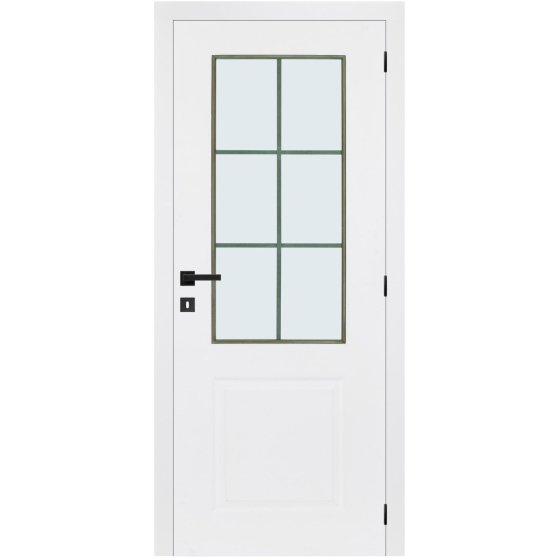 Portixx - deur levigato m02 met glas (90/50) - hon (2015) - b:780 (3 sch.) (D00010580)