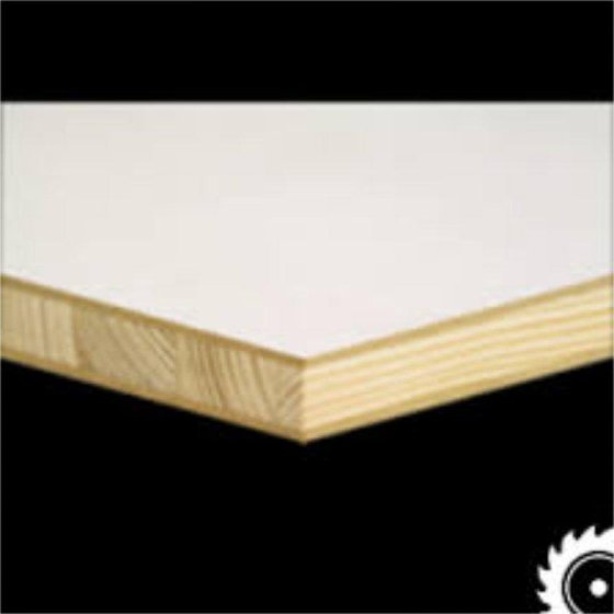 BLOKPLAAT GRENEN/MDF 5L DOUBLE CORE + LAKFOLIE 40 mm 3050
