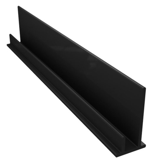 °Durasid startprofiel 300cm  zwart (prijs per lm)