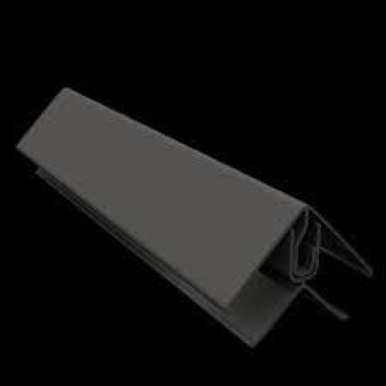 °Durasid 2-delige binnen- en buitenhoek 300cm  U95 (Ral 7016 antraciet)  (prijs per lm)