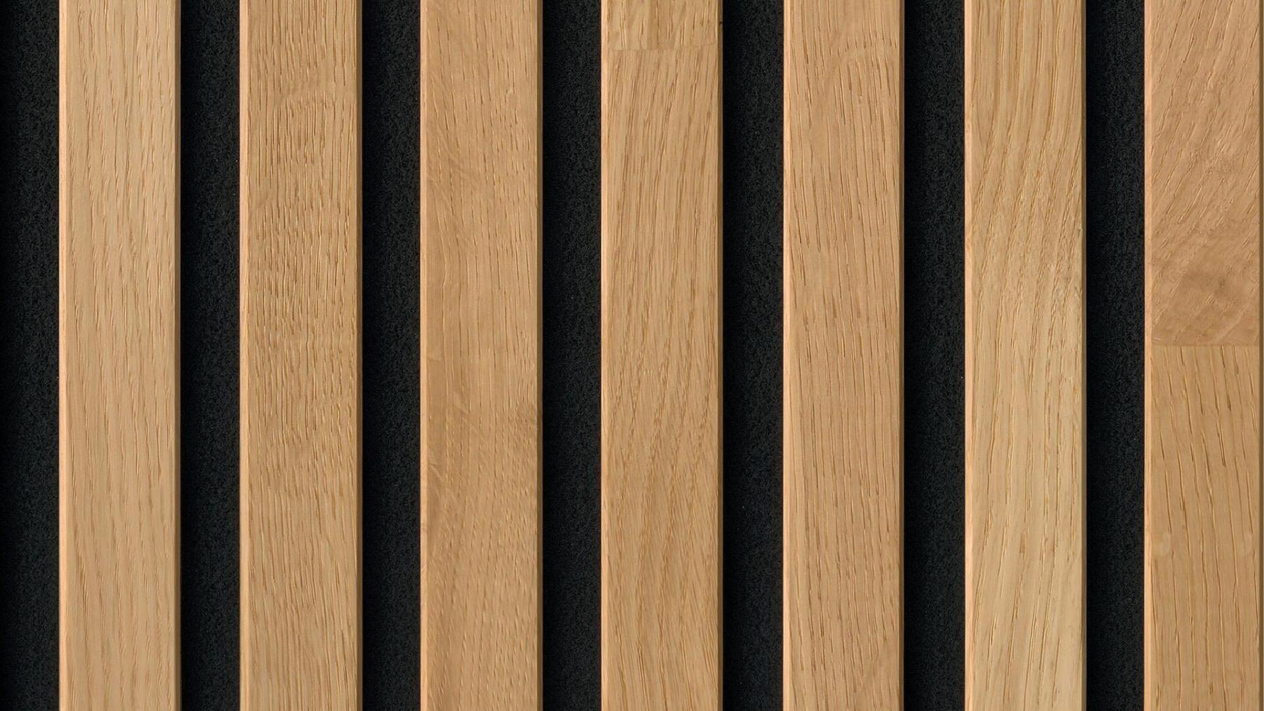 Meister AcouSense Wood eik natuur 04310 akoestisch wandpaneel 2600 x 330 x 13 mm