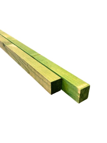 Gedrenkte pannelat vuren of grenen 30 x 38 mm groen oranje