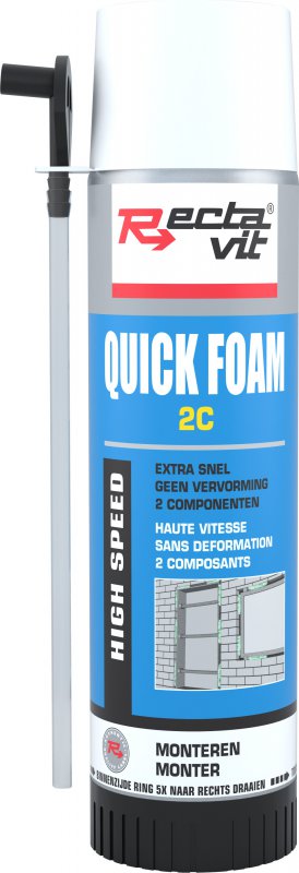 Rectavit Polyurethaanschuimen Pro quick foam   400 ml