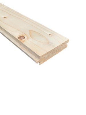 Plankenvloer RND 22x85 mm / Rechte voeg