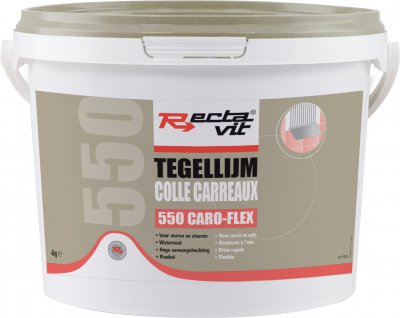 Rectavit Tegellijmen 550 caroflex   4 kg