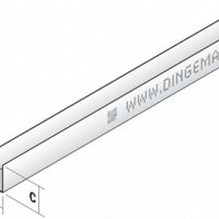 Knauf randprofiel ud 28/27/48/0.6 mm 3.00 m lengte (10st/pak)