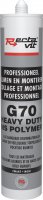 Rectavit Montagelijmen g70 pro heavy duty  zwart 290 ml