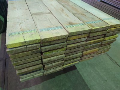 Steigerhout Gebruikt 32x200x5000mm